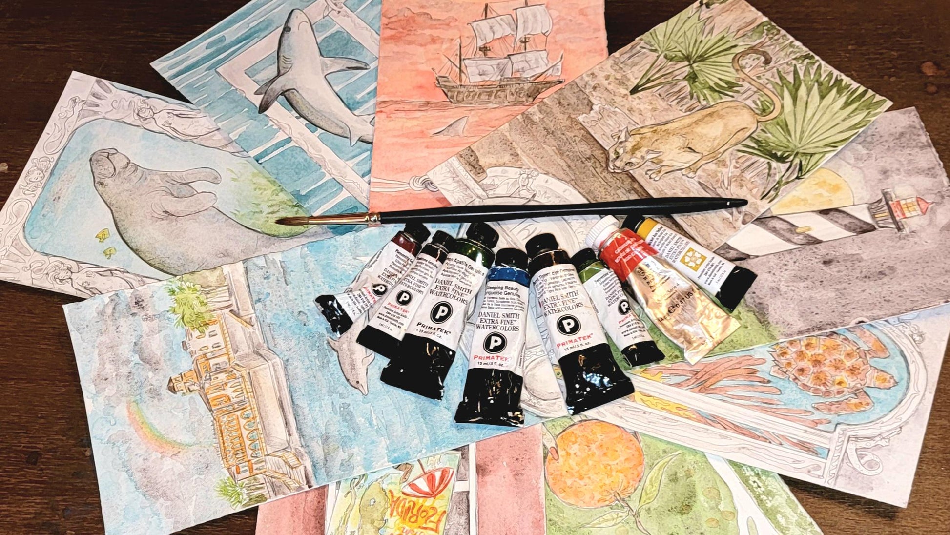 Floridian Mythos Oracle Deck Divination Nature Themed Tarot Cards