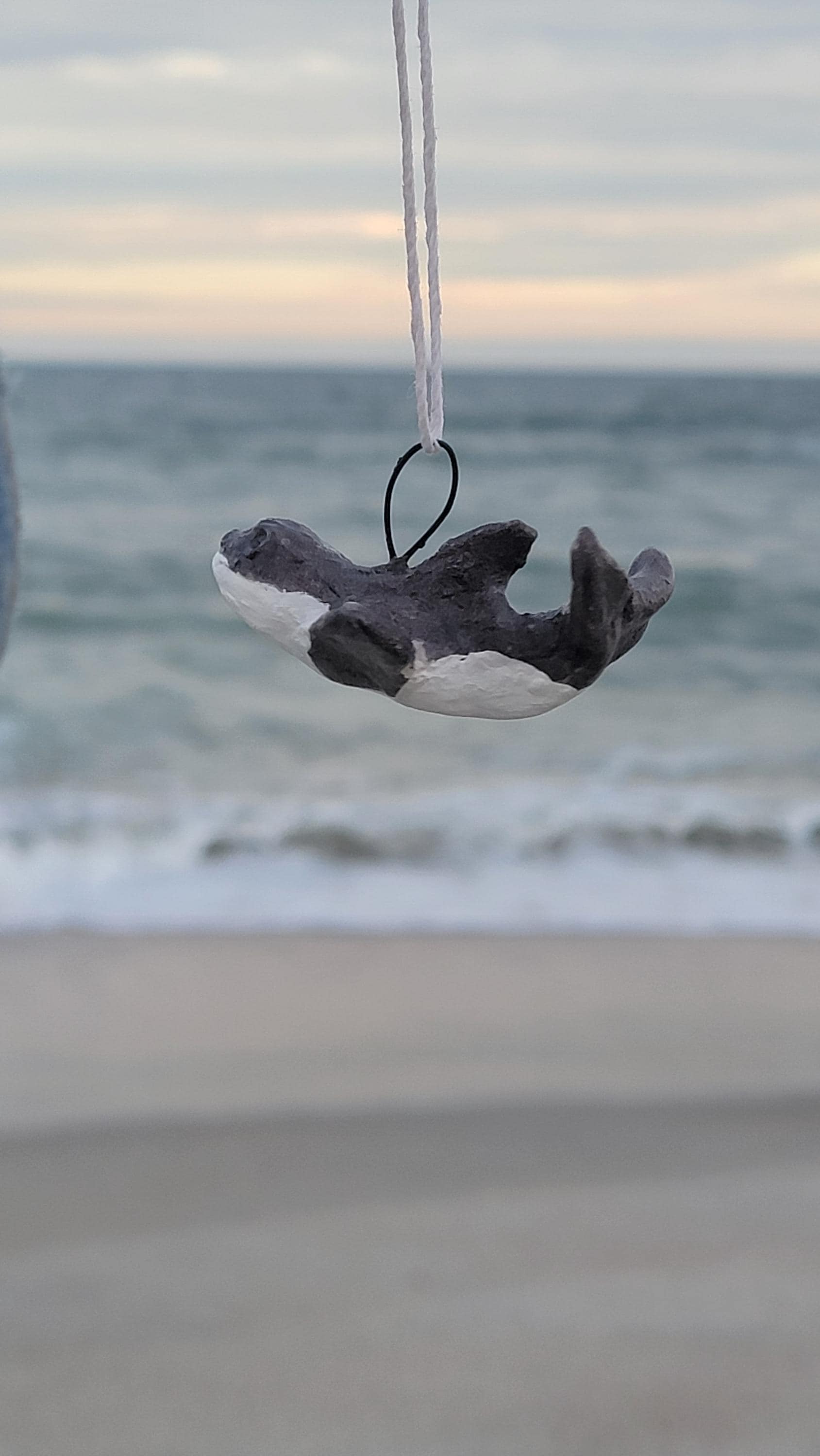 Orca Killer Whale handmade holiday ornament