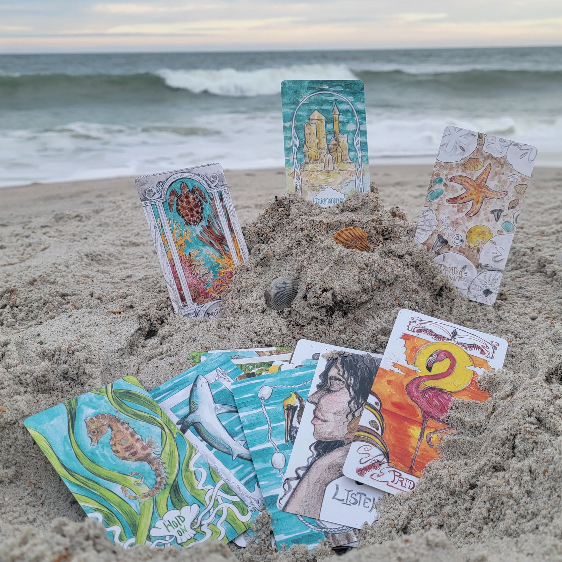 Floridian Mythos Oracle Deck Divination Nature Themed Tarot Cards