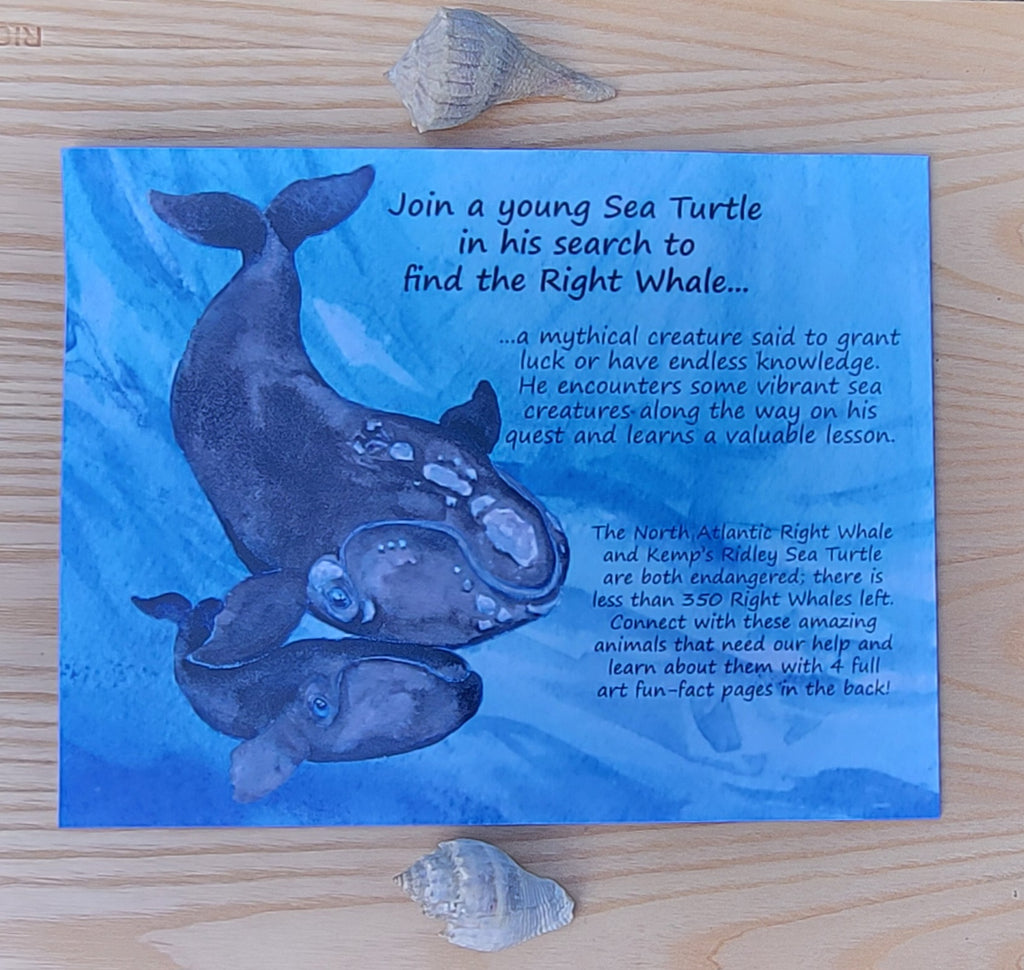 The Search for the Right Whale Children's Paperback Book