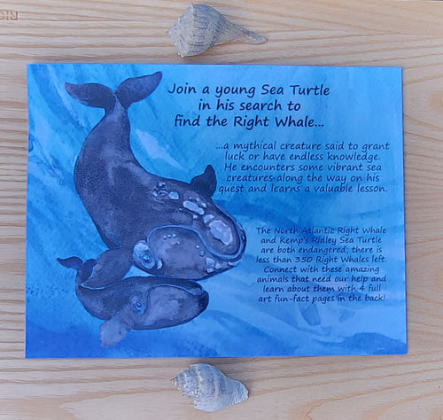 The Search for the Right Whale Children's Paperback Book