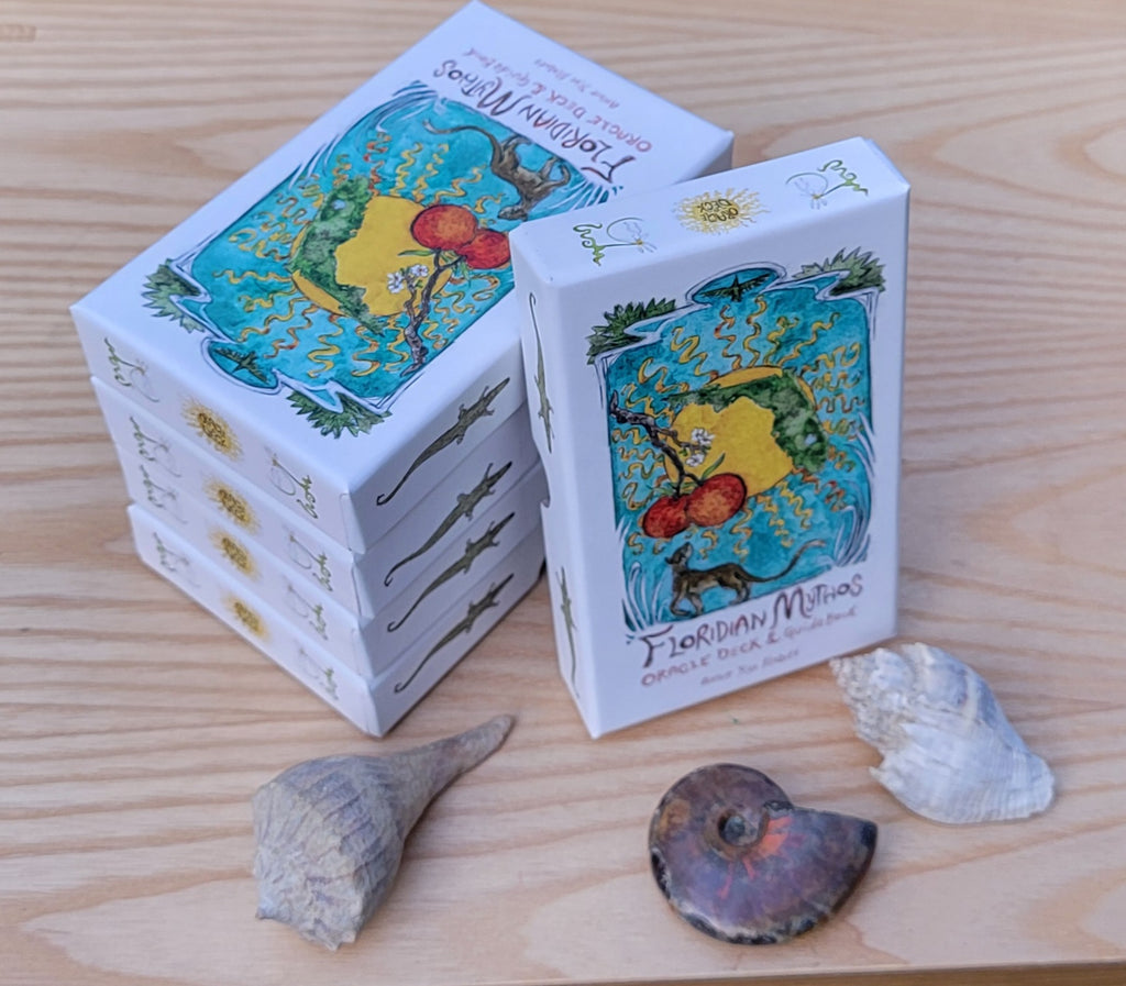 Floridian Mythos Oracle Deck Divination Nature Themed Tarot Cards