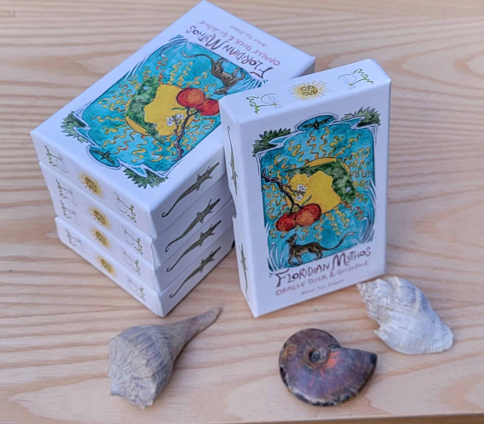 Floridian Mythos Oracle Deck Divination Nature Themed Tarot Cards