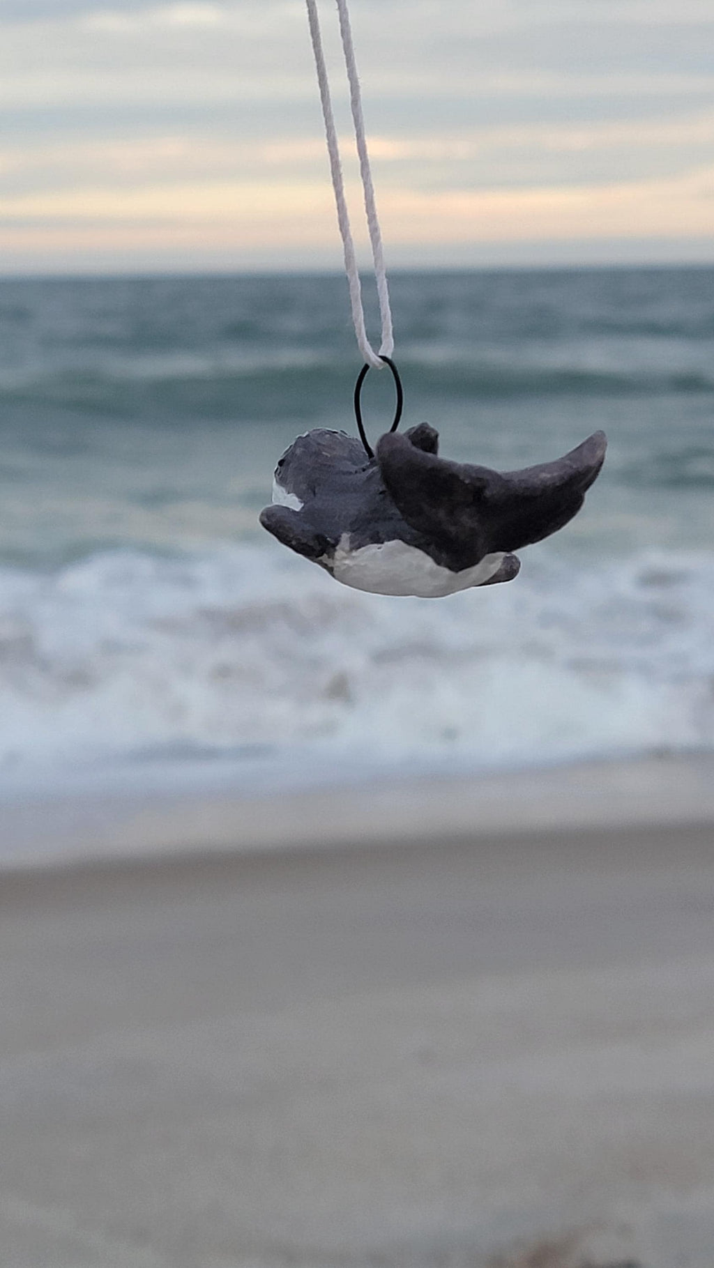 Orca Killer Whale handmade holiday ornament