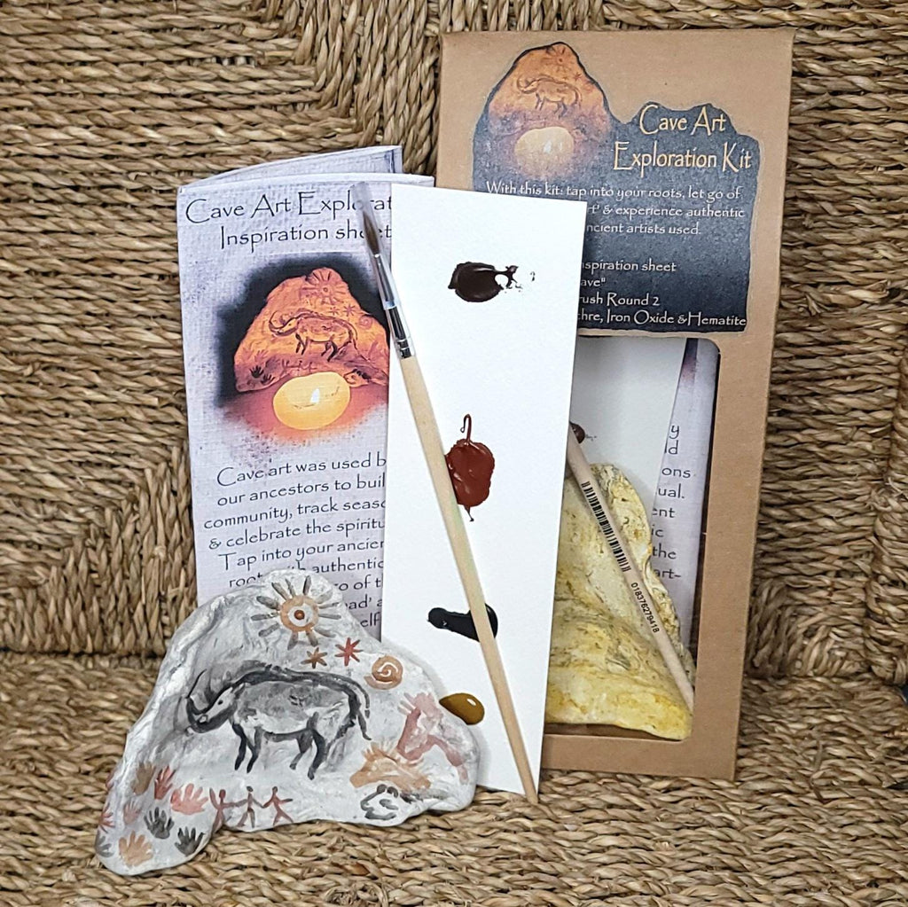 Cave Art Exploration Watercolor Activity Kit