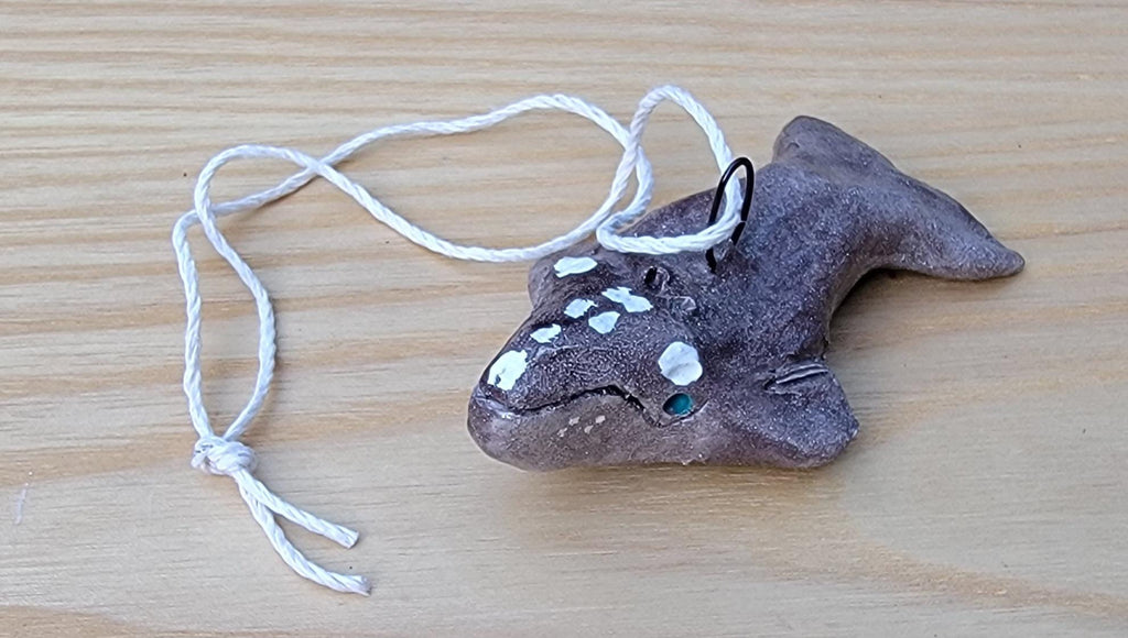 North Atlantic Right Whale Handmade Hanging Ornament