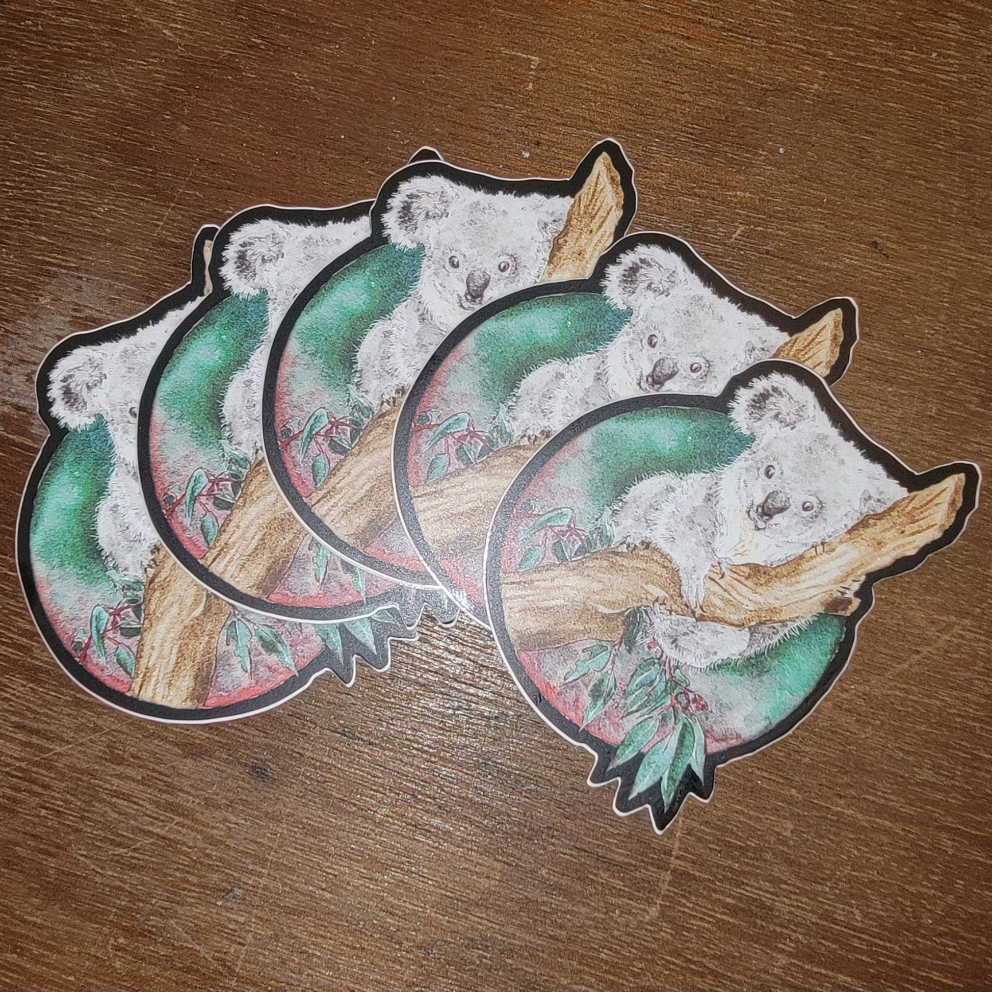 Vinyl Sticker Koala Watercolor Art