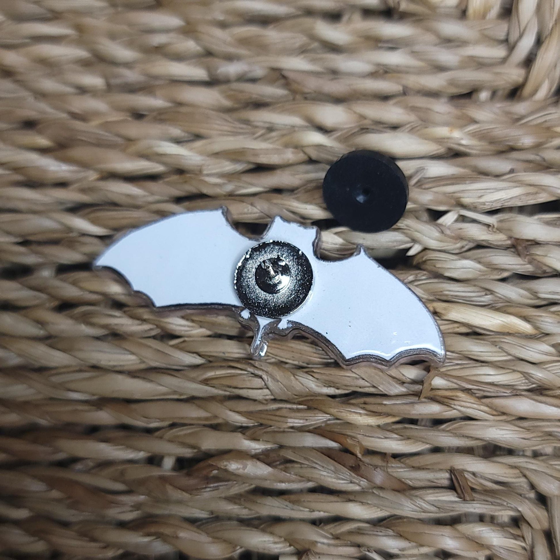 Mini Pin Florida Bonneted Bat Watercolor Art on Acrylic